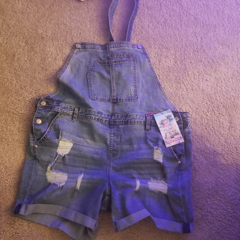 Womens denim overalls